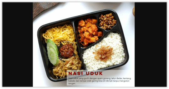 nasi uduk ayam